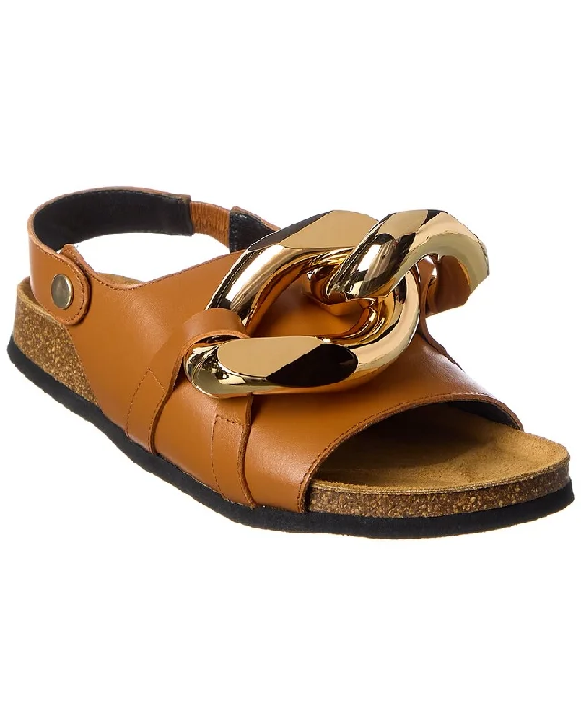 Seasonal Trends JW Anderson Chain Leather Sandal