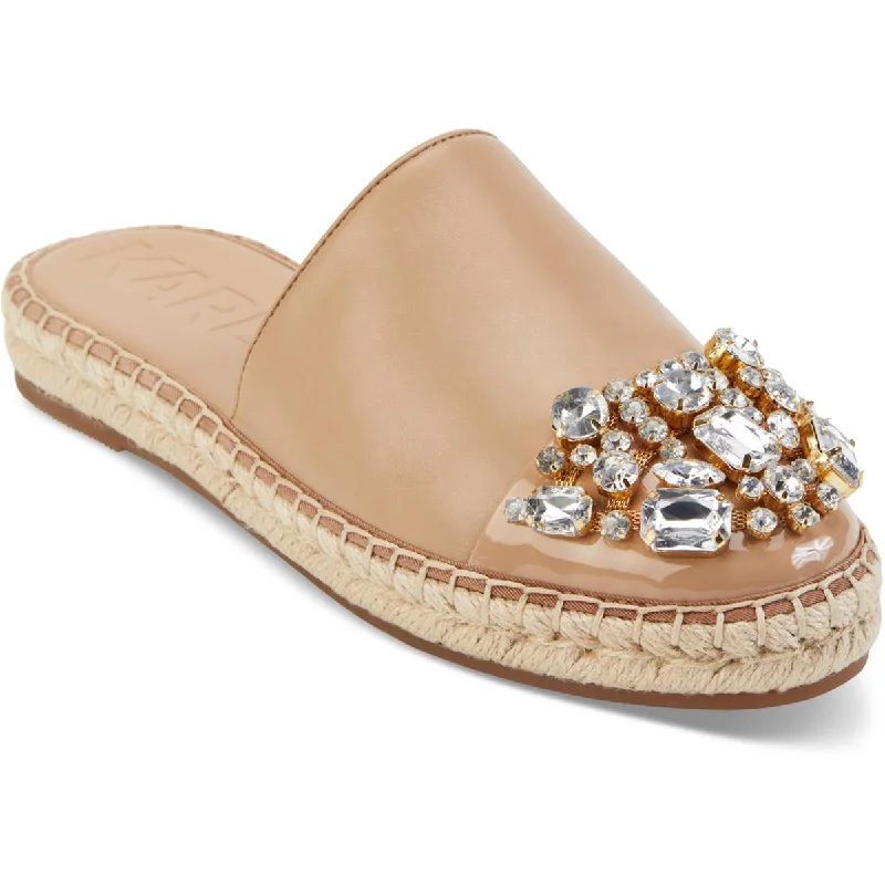 Casual Chic Footwear Offers Karl Lagerfeld Paris Womens Maxwell Leather Embellished Espadrilles Casual Chic Footwear Offers Karl Lagerfeld Paris Womens Maxwell Leather Embellished Espadrilles