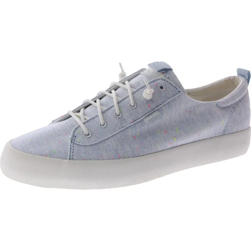 Vintage-Inspired Footwear Sale Keds Womens Canvas Slip On Boat Shoes