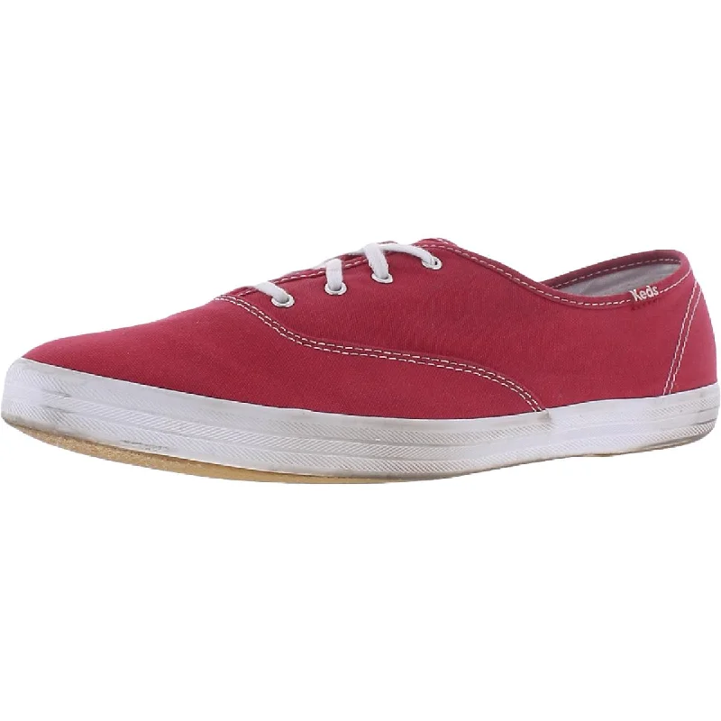 Breathable Flats Offers Keds Womens Champion  Canvas Padded Insole Lace Up Flats