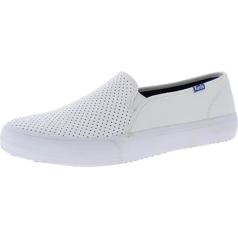 Functional Comfort Shoes Deals Keds Womens Leather Perforated Loafers