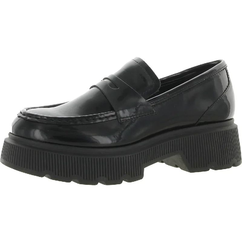 Trendy Looks On Sale Kenneth Cole New York Womens Marge Patent Heeled Loafer Heels
