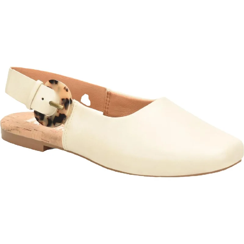 Affordable Trendy Fashion KORKS Womens Blush Faux Leather Slip-On Slingbacks