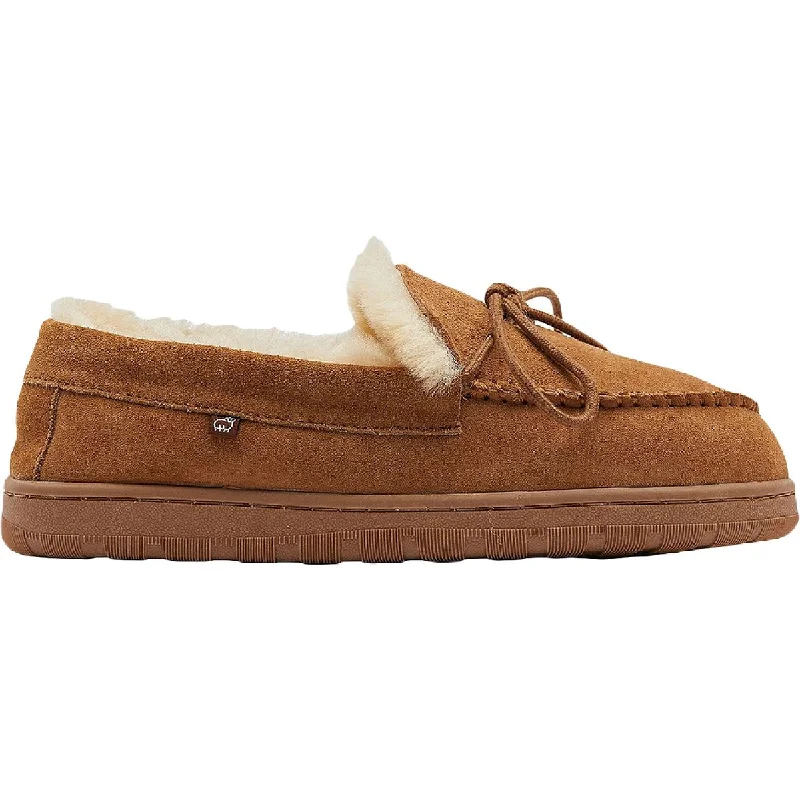 Elevated Casual Discounts Lamo Womens Doubleface Sheepskin Slip On Moccasins