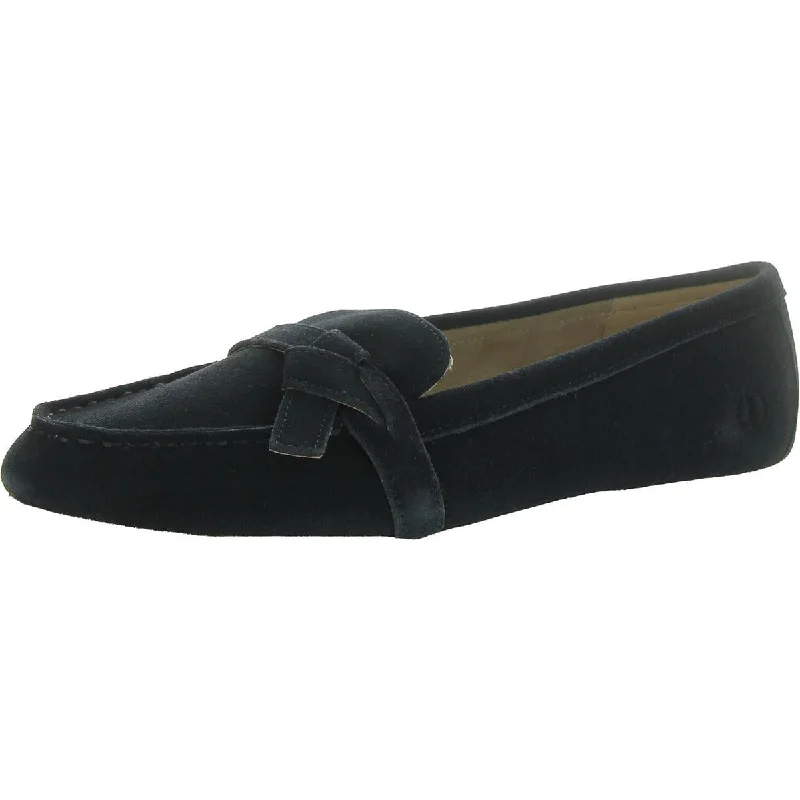 High-End Style Discounts Lands' End Womens Leather Slip On Loafers