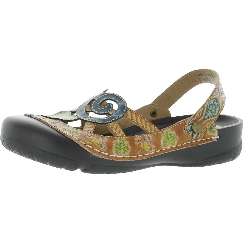 Retro Style Promotions L'Artiste by Spring Step Womens Bombay Leather Cut-Out Clogs