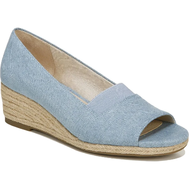 Street Chic Discounts Lifestride Sola Women's Canvas Peep Toe Slip On Espadrille Wedges Street Chic Discounts Lifestride Sola Women's Canvas Peep Toe Slip On Espadrille Wedges