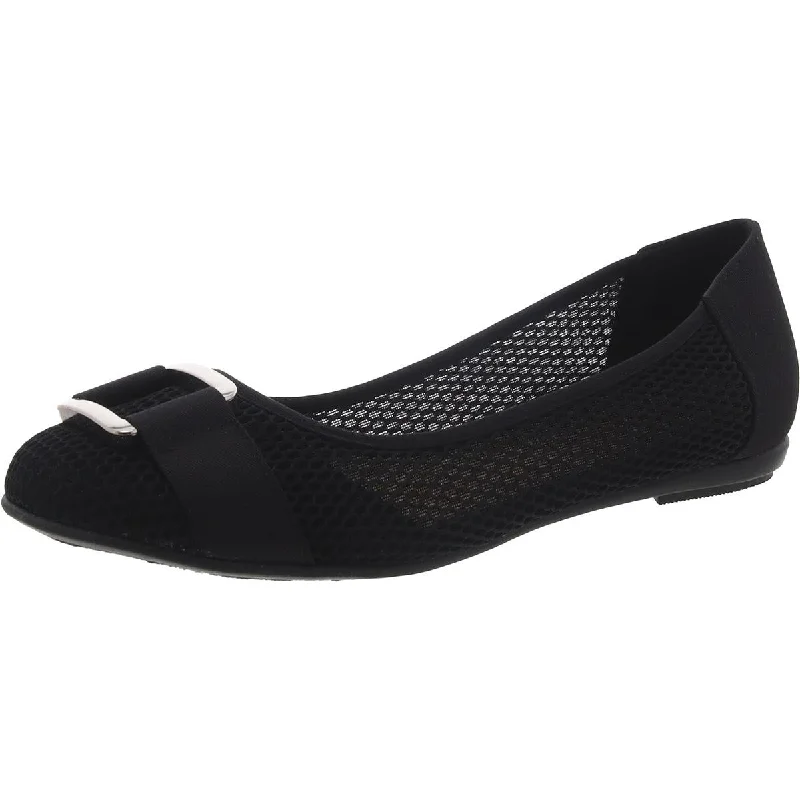 Step Ahead, Lead The Trend London Fog Womens BRIA Mesh Round toe Flat Shoes