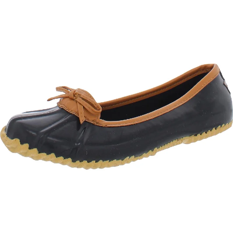 Trend Forward Threads London Fog Womens WEBSTER Waterproof Shell Slip On Ballet Slippers