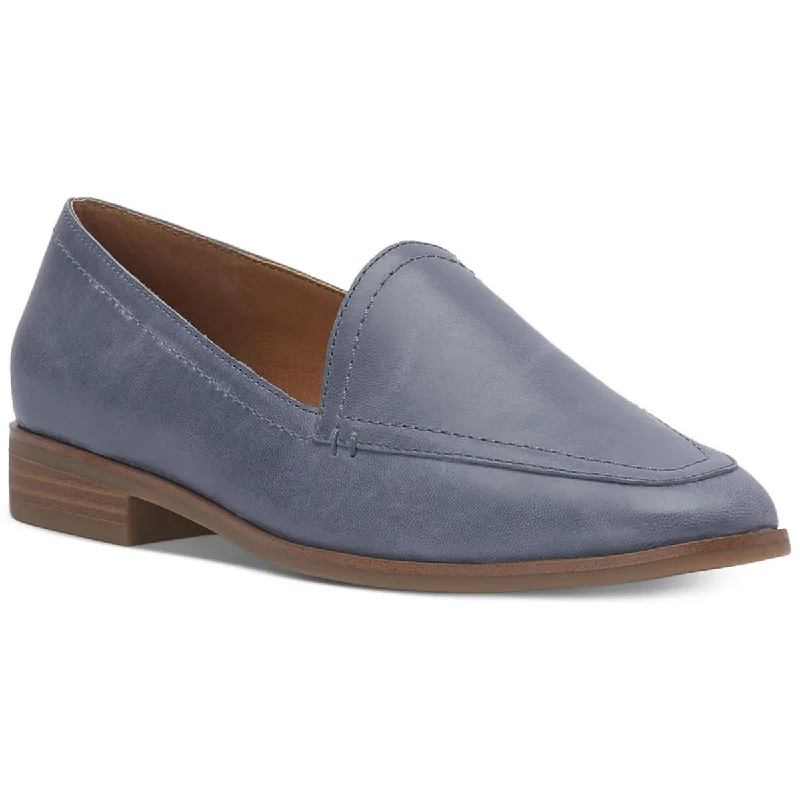 Trendy Women's Wear Collection Lucky Brand Womens Fiana Leather Slip On Loafers