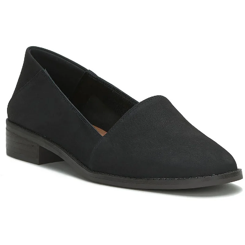 Chic Style, Always In Vogue Lucky Brand Womens Harping Nubuck Slip On Flat Shoes