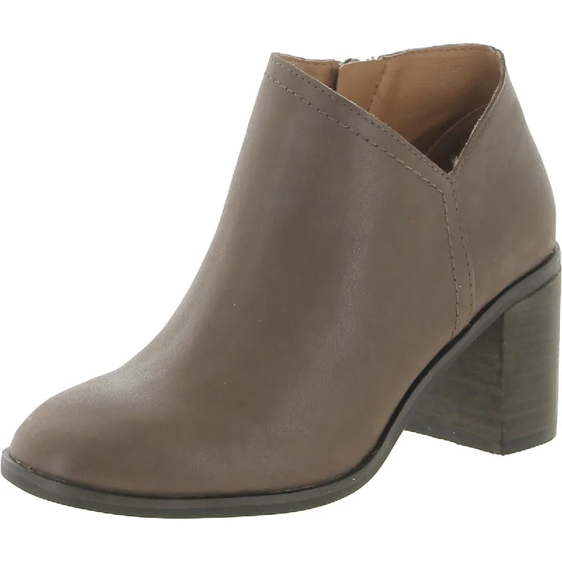 Holiday Glam Lucky Brand Womens Panally Leather Block Heel Mules