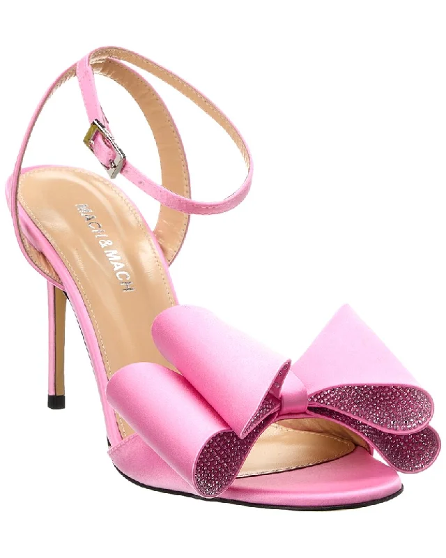 Seasonal Clearance Mach & Mach Le Cadeau 95 Satin Sandal