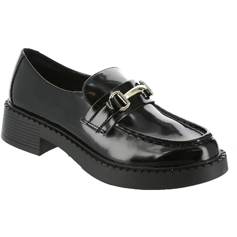 Early Bird Offer Madden Girl Womens Ambrose B Faux Leather Embellished Loafers