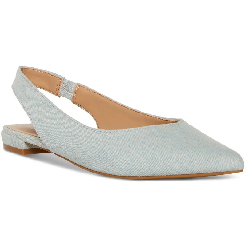 Durable Fashion Picks Madden Girl Womens Deviin Padded Insole Pointed Toe Slingbacks