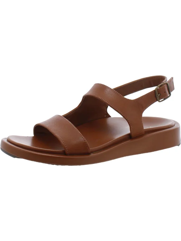 Elevated Casual Discounts MADERA Womens Leather Open Toe Ankle Strap