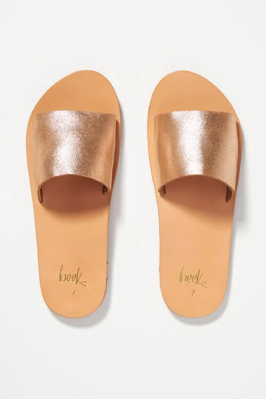 Forward Trendsetter Mockingbird Slide Sandals In Rose