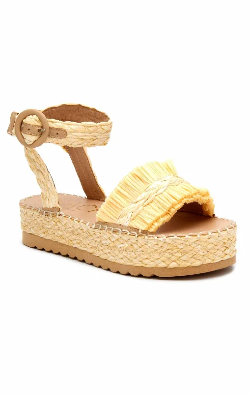 Spring Fashion Seashore Espadrille Sandal In Natural