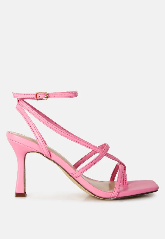 Urban Style Promotions stalker strappy ankle strap sandals