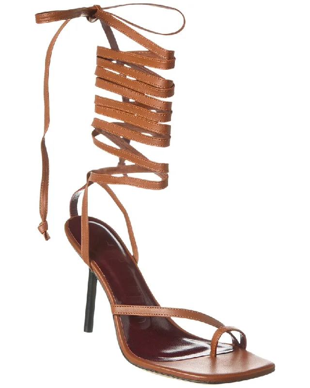Absurdly Cheap Sale STAUD Nicola Leather Gladiator Sandal