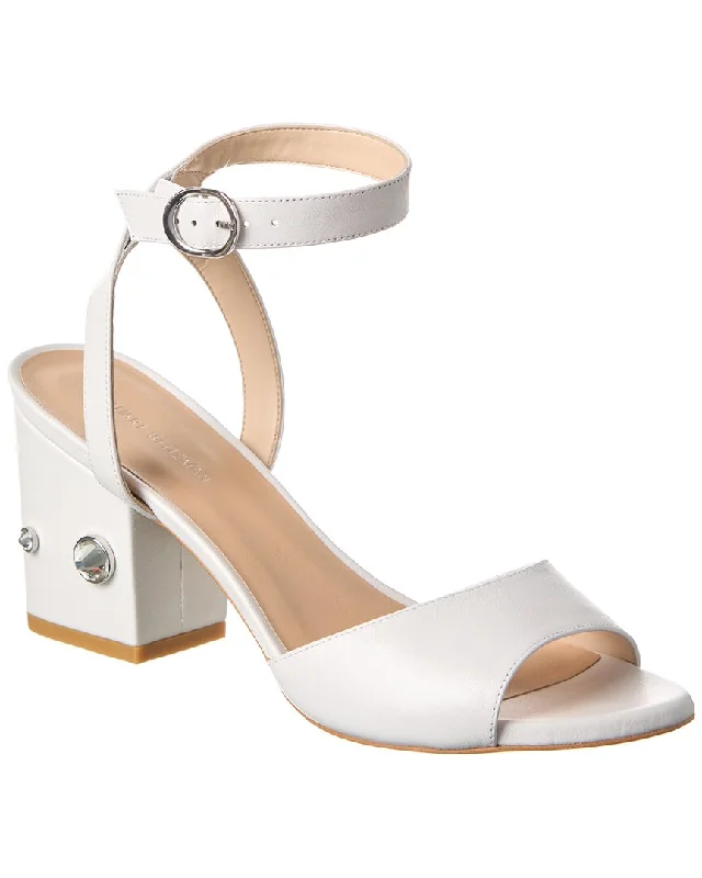 New Season Fashion Preview Sale Stuart Weitzman Allshine Block 75 Leather Sandal