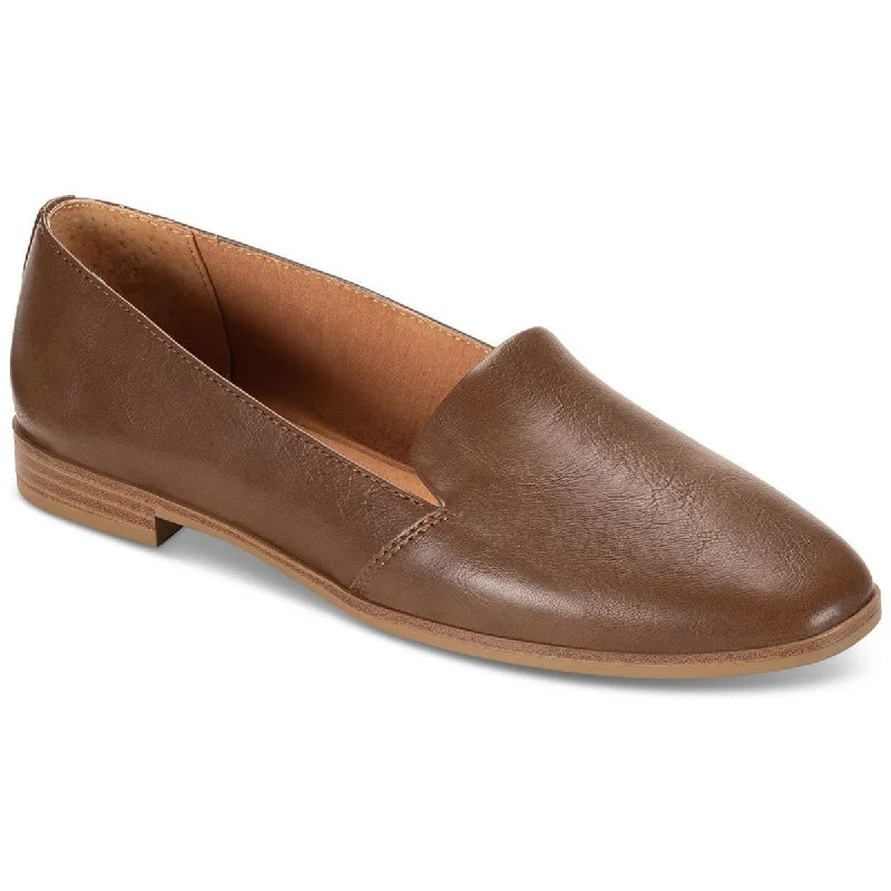 Unleash Your Trendy Side Style & Co. Womens Ursalaa Faux Leather Slip On Loafers
