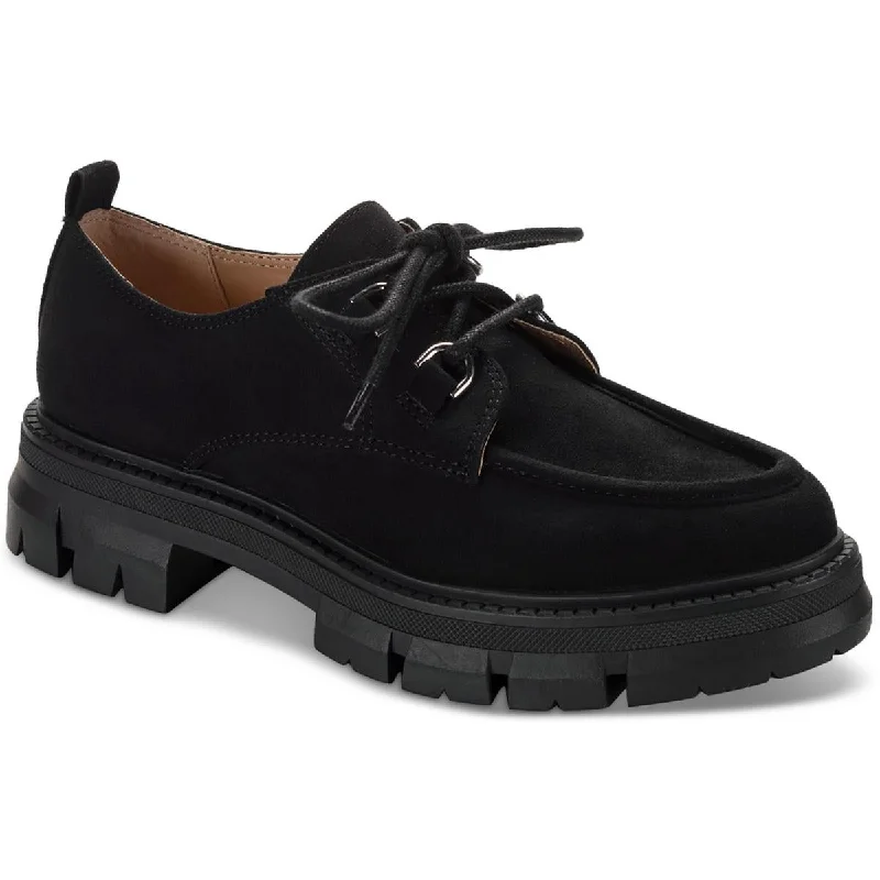 Holiday Glam Sun + Stone Womens Linnaa Faux Suede Round Toe Loafers