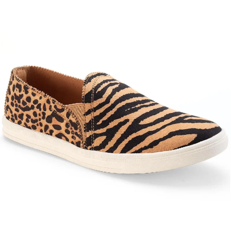 Discount Price Sun + Stone Womens Mariam Tiger Stripe Slip On Slip-On Shoes