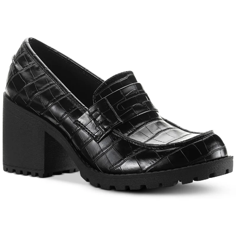 Flash Sales Today Sun + Stone Womens Maycee Solid Heeled Loafers