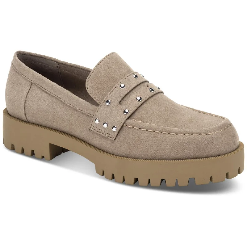 Trend Leading Collection Sun + Stone Womens Taelenne Faux Suede Slip P Loafers