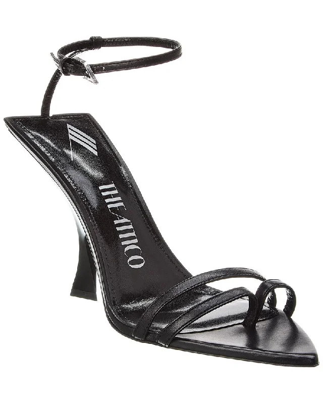 Top Brand Discounts The Attico Ester Leather Sandal