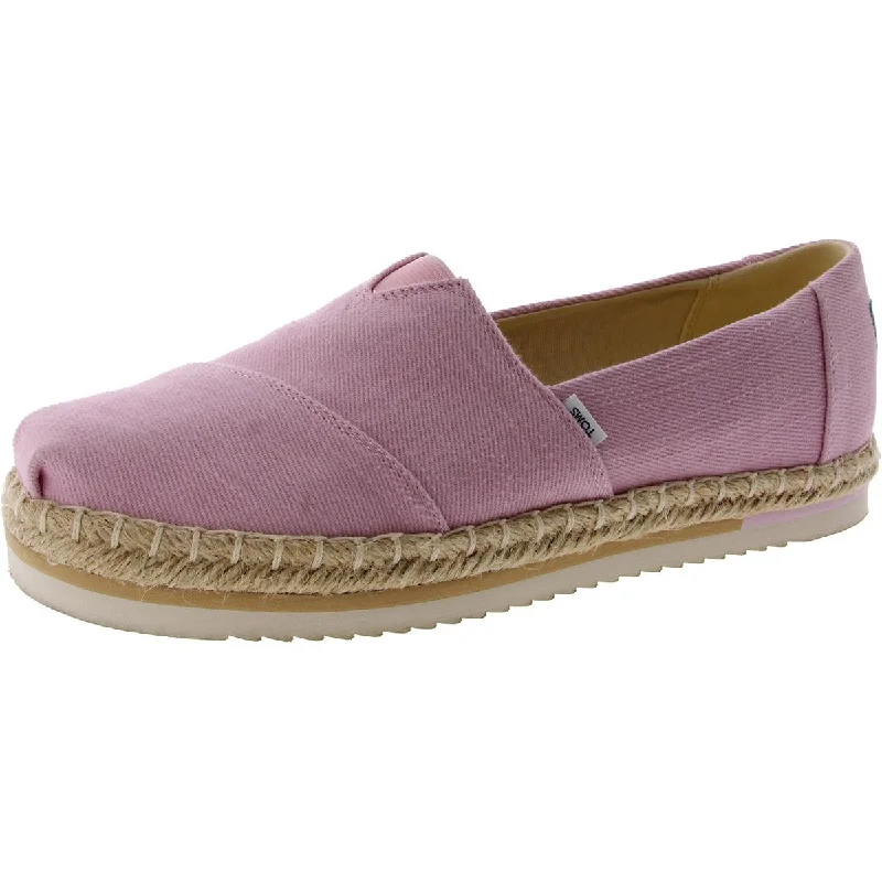 Seasonal Fashion Toms Womens Alpargata Canvas Slip On Espadrilles
