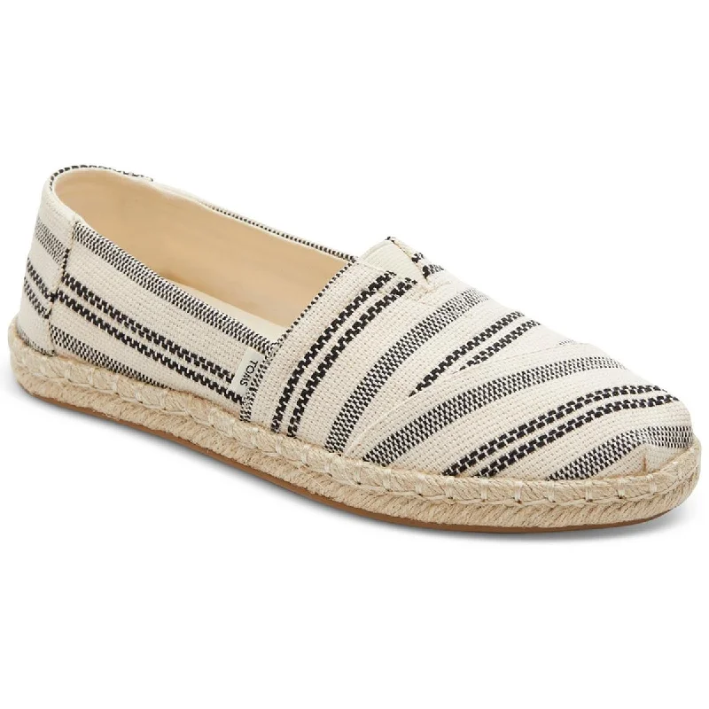 Seasonal Trends Toms Womens Alpargata Metallic Slip-on Loafers