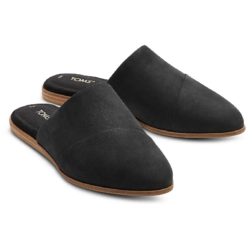 Evening Elegance Toms Womens Jade Faux Leather Slip On Mules