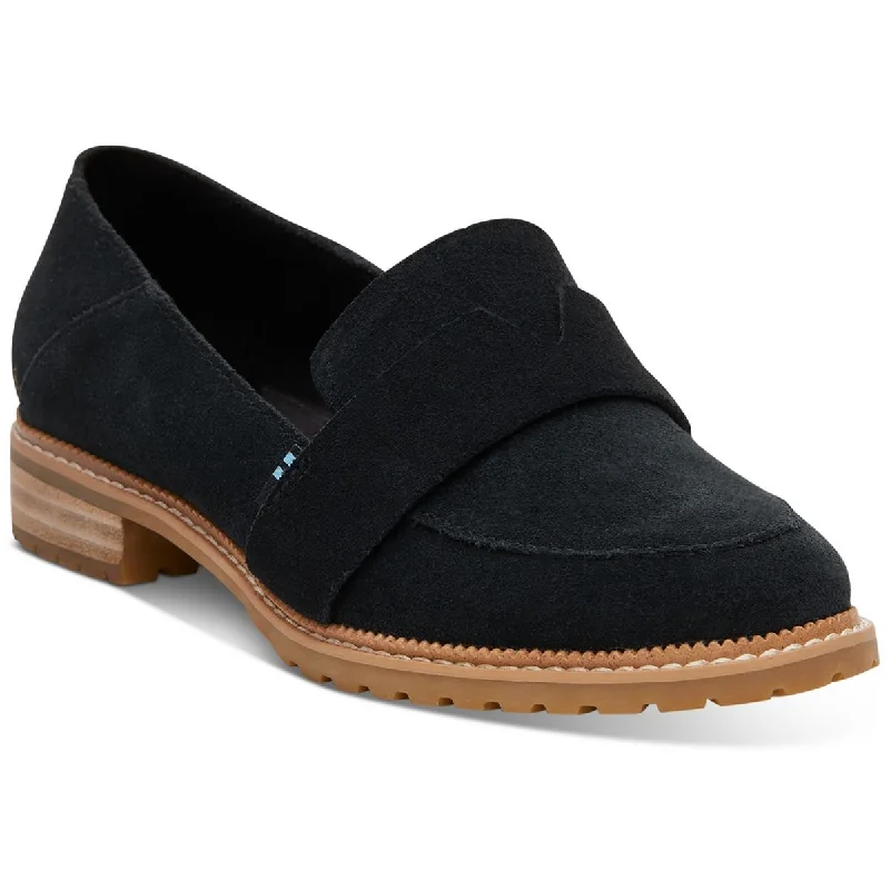 Fashion Essentials Toms Womens Mallory Suede Flat Loafers