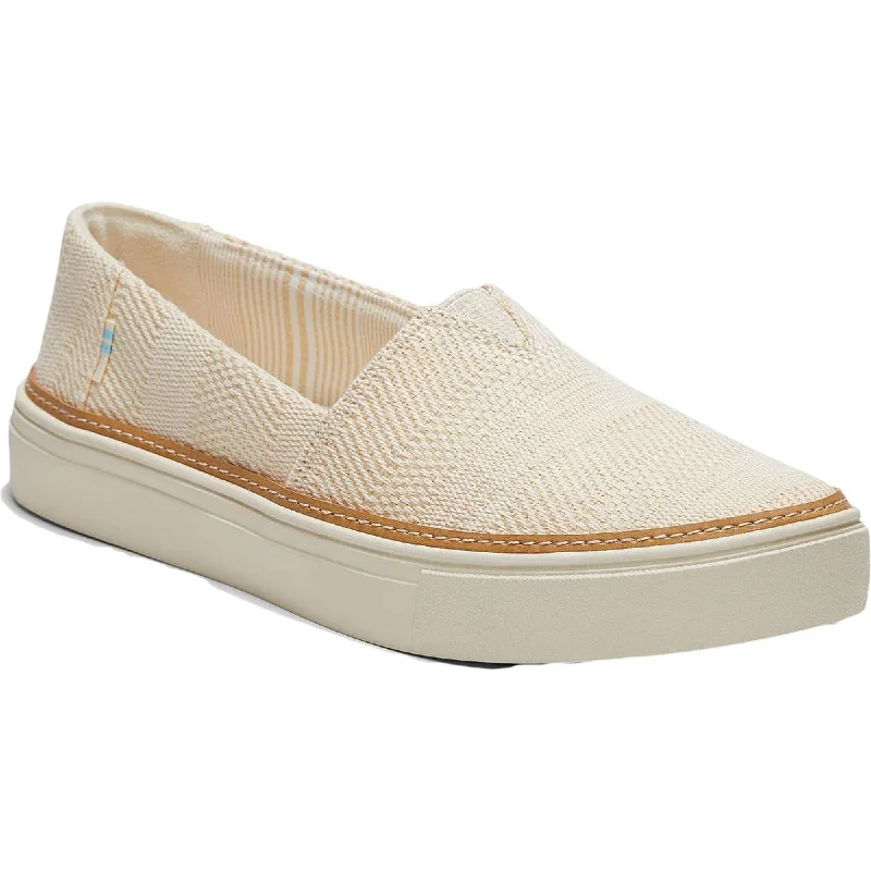 Save Big Toms Womens Parker Woven Slip On Slip-On Sneakers