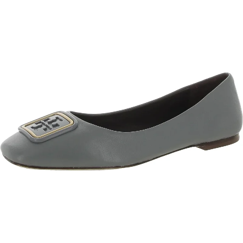 Luxury Shoes Clearance Tory Burch Womens Georgia Leather Slip on Ballet Flats