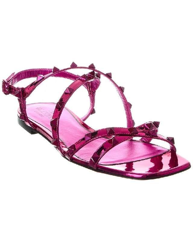 Limited Time Deal Valentino Rockstud Leather Sandal