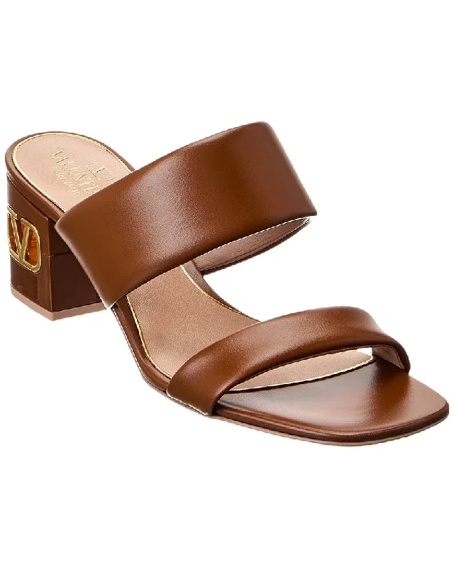 Statement Boots Offers Valentino VLogo 60 Leather Sandal
