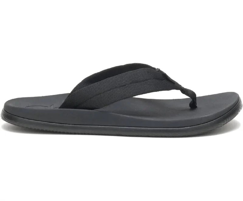 Luxe Style Discounts Women's Chillos Flip Sandal In Tube Black