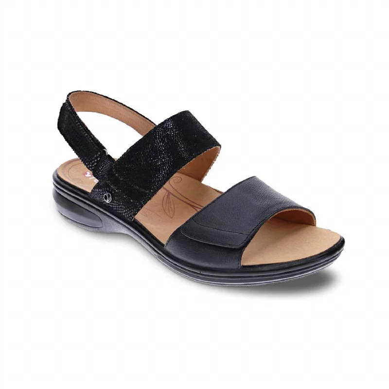 Sophisticated Boots Sale Women's Como Sandal In Black Lizard