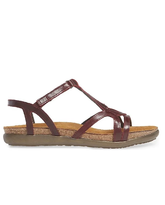 Effortless Slip-On Shoes Women's Dorith Sandal In Bordeaux