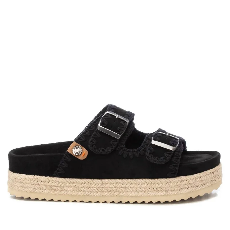 Outdoor Shoes Sale Women's Flat Sandals In Black