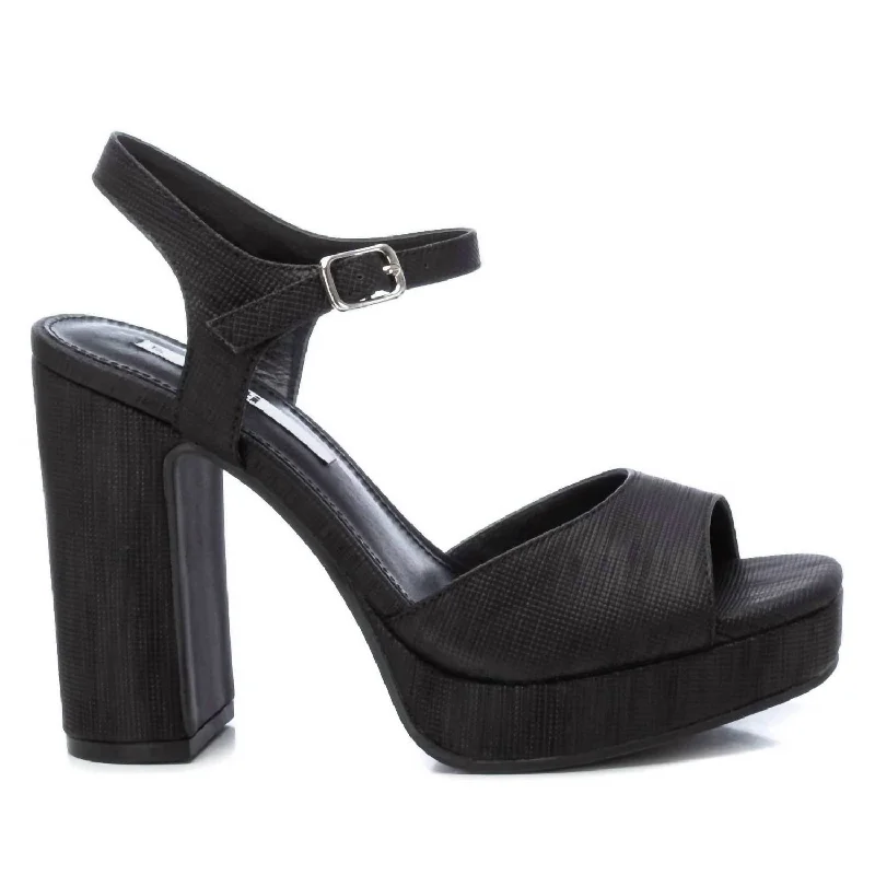 Massive Savings Women's Heel Sandals In Black