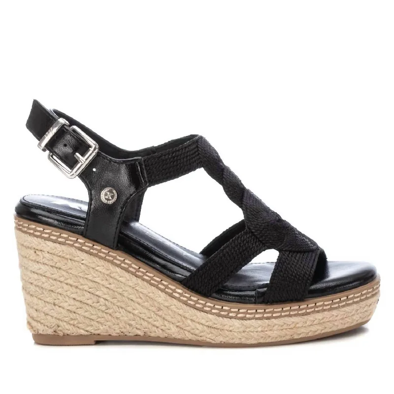 Stupidly Low Prices Women's Jute Wedge In Black