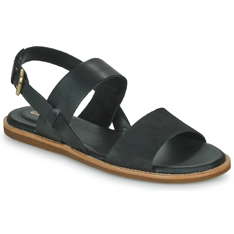 Flash Sale, Don't Miss Women's Karsea Strap Sandal In Black Leather