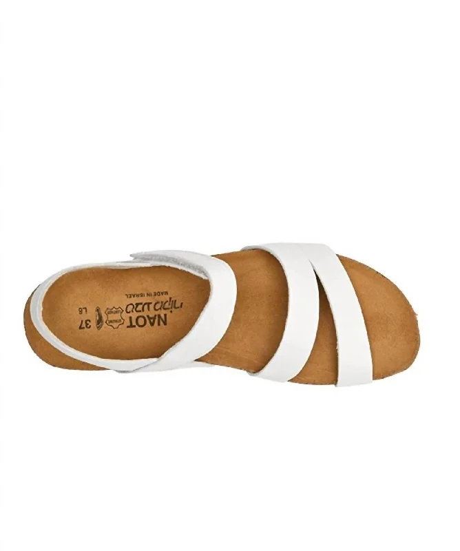 Bold Fashion Footwear Women's Kayla Sandal In White