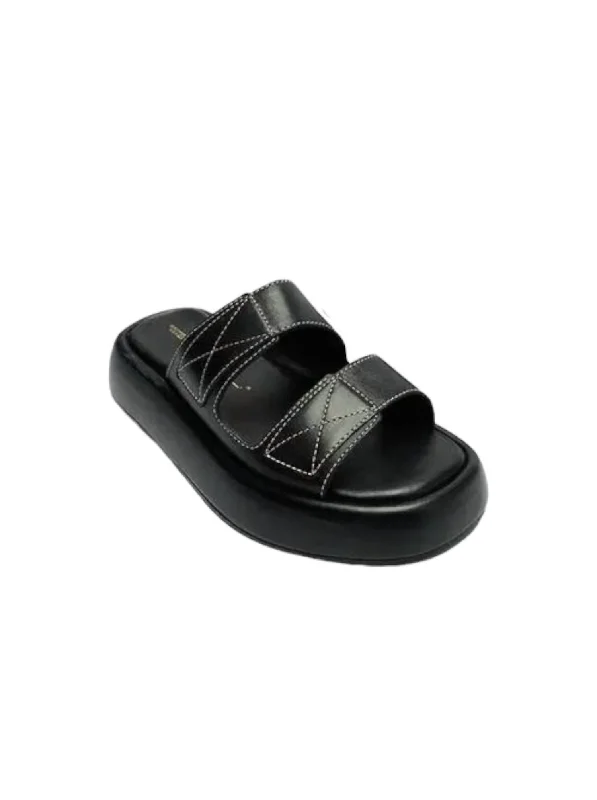 Valentine's Special Women's Kiara Slide Sandal In Black