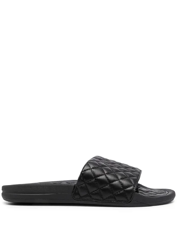 Unleash Your Style Women's Lusso Slide Sandal In Black