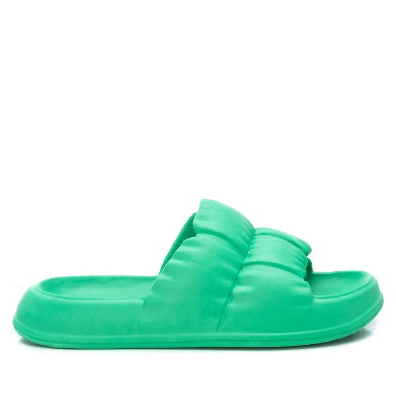 New Arrivals Women's Pool Slides Sandals In Medium Green